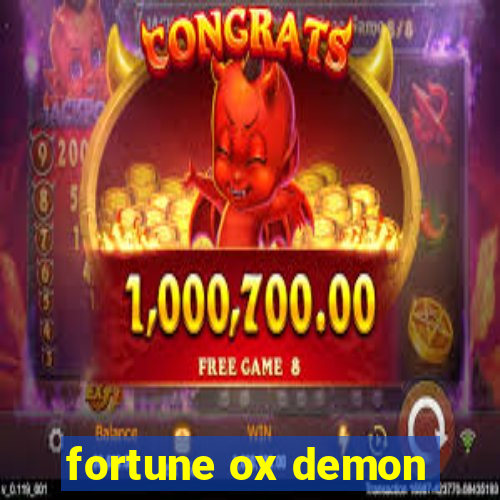 fortune ox demon